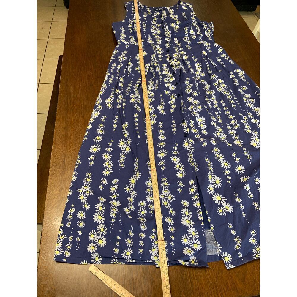 Chadwick Cottage Core Prairie Peasant Ms. Frizzle Dress Women 16 Floral Button - Picture 5 of 9